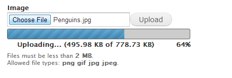 With Upload Progress